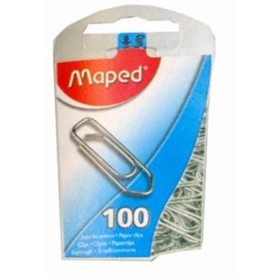 BROCHES CLIPS MAPED 25MM     BLISTER*100