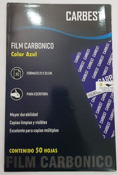 CARBONICO FILM CARBEST AZUL x 50h