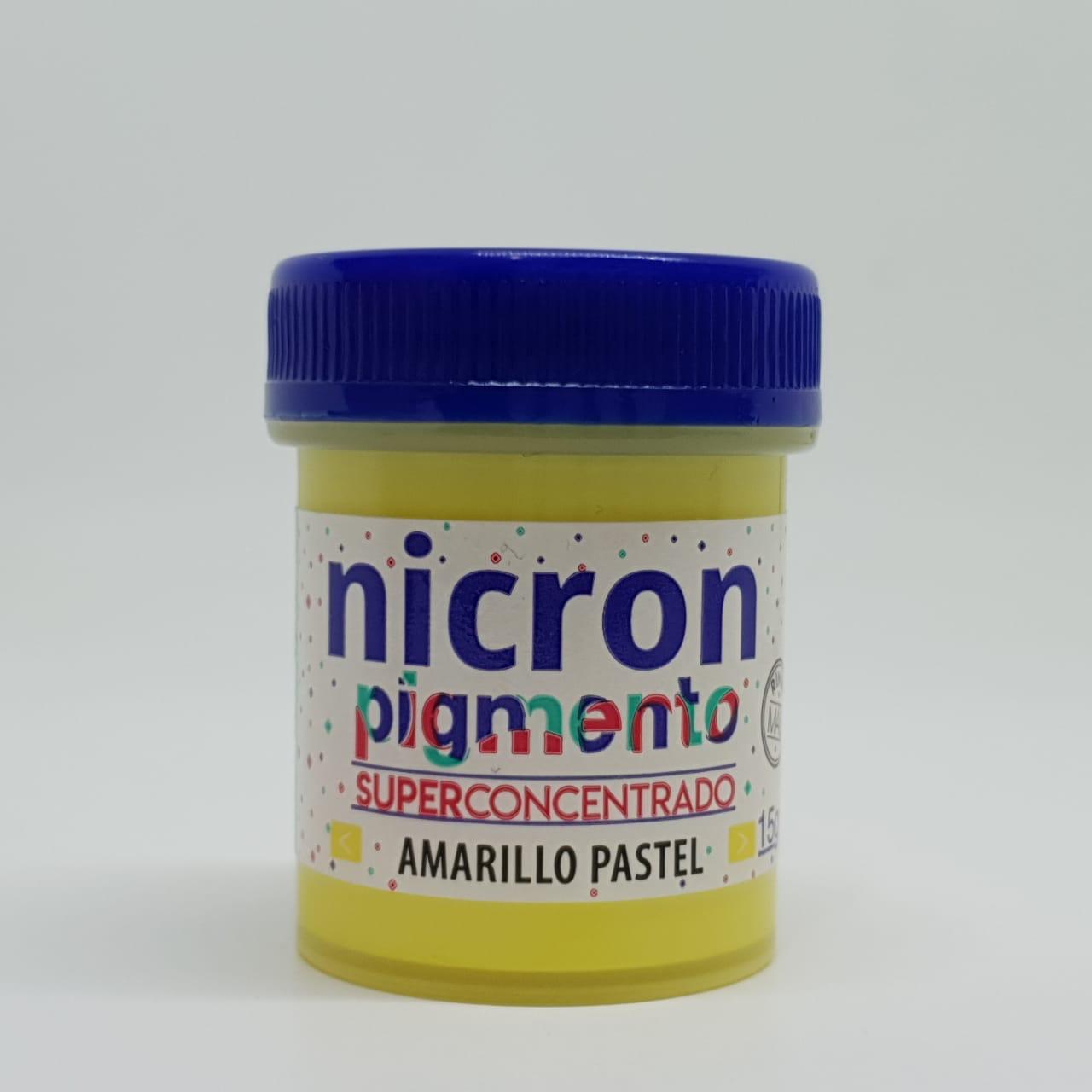 PIGMENTO NICRON 15gr - AMARILLO PASTEL