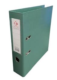 BIBLIORATO Fdo.PVC-OFI.L8.-METALIZADO VERDE