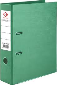 BIBLIORATO Fdo.PVC-A4.L8.-METALIZADO VERDE