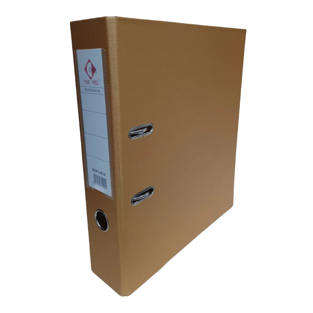 BIBLIORATO Fdo.PVC-A4.L8.-METALIZADO ORO