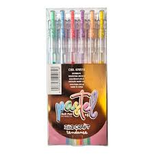 BOLIGRAFO GEL IBICO PASTEL x 6u.