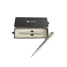BOLIGRAFO PRESTIGE METALICO PLATA 070076