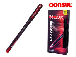 BOLIGRAFO CONSUL GELTRON ROJO 07mm