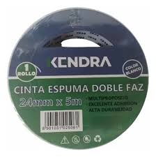 CINTA ESPUMA DOBLE FAZ KENDRA 24mm x 5.m