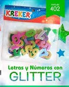 GOMA EVA NUMEROS CON GLITTER 60n+8signos