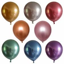 GLOBO LATEX METALICO-9