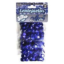 LENTEJUELA SIFAP 8mm x 3gr. AZUL