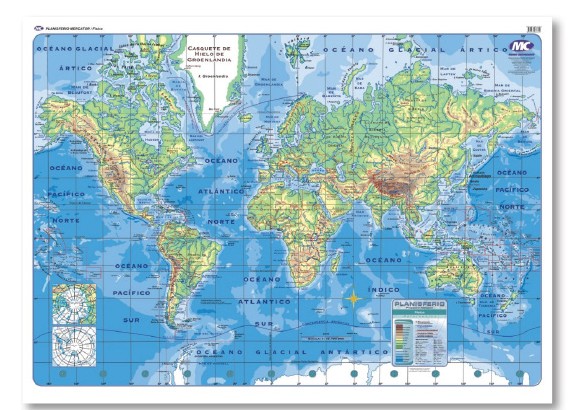 MAPA MURAL 130*95 LAMI+V.PLANISF.POLITICO