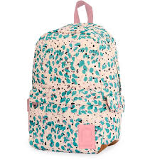 MOCHILA MOOVING FLOW-LOVER-DOTS-DENIM-PINK