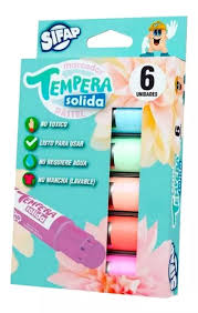 TEMPERA SOLIDA SIFAP x6u. PASTEL