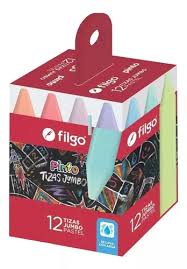 TIZA JUMBO FILGO x 12u.