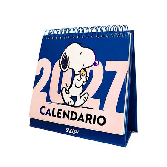 SNOOPY CALENDARIO ESCRITORIO 2027