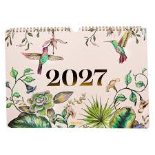 CALENDARIO MOOVING FLORAL 35x25 - 2027 -MENSUAL