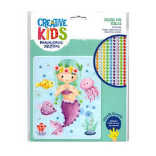 CREATIVE KIDS DECORA CON PERLAS 