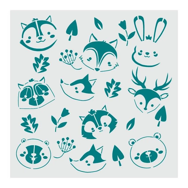 STENCIL HYN 20x20 - STE 050