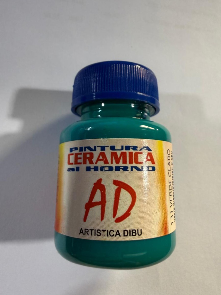 PINTURA AD CERAMICA HOR.-VERDE CLARO