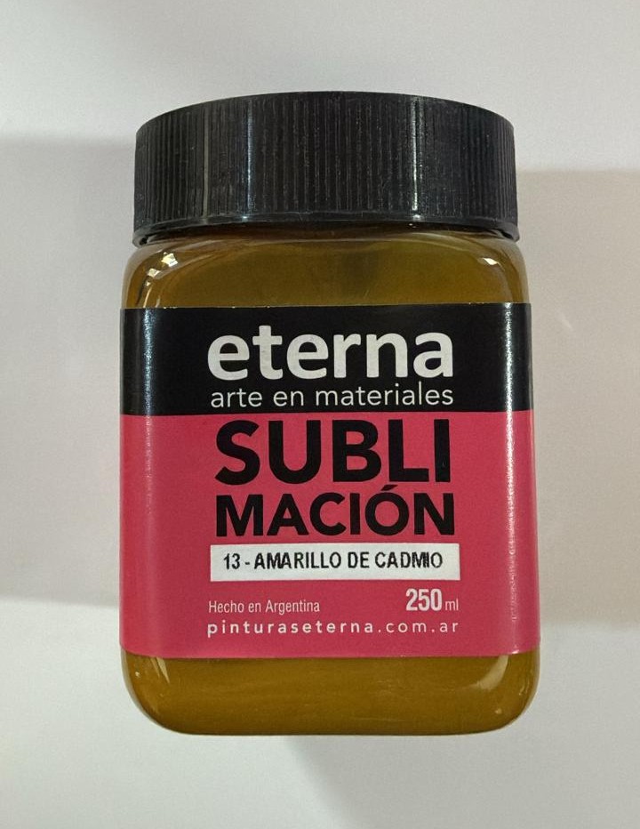 PINTURA SUBLIM.ETERNA 250ml. AMARILLO CADMIO