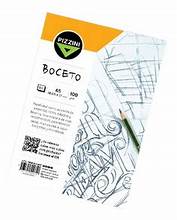 BLOCK BOCETO PIZZINI A5 .100gr.x 80h.