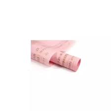 PAPEL COREANO 57x57cm.x1u. ROSA+TEXTO ORO