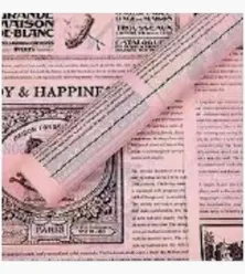 PAPEL COREANO 57x57cm.x1u. ROSA+NEGRO DIARIO