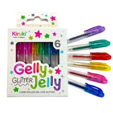 KIRUKI ROLLER GEL GLITTER x 6u.