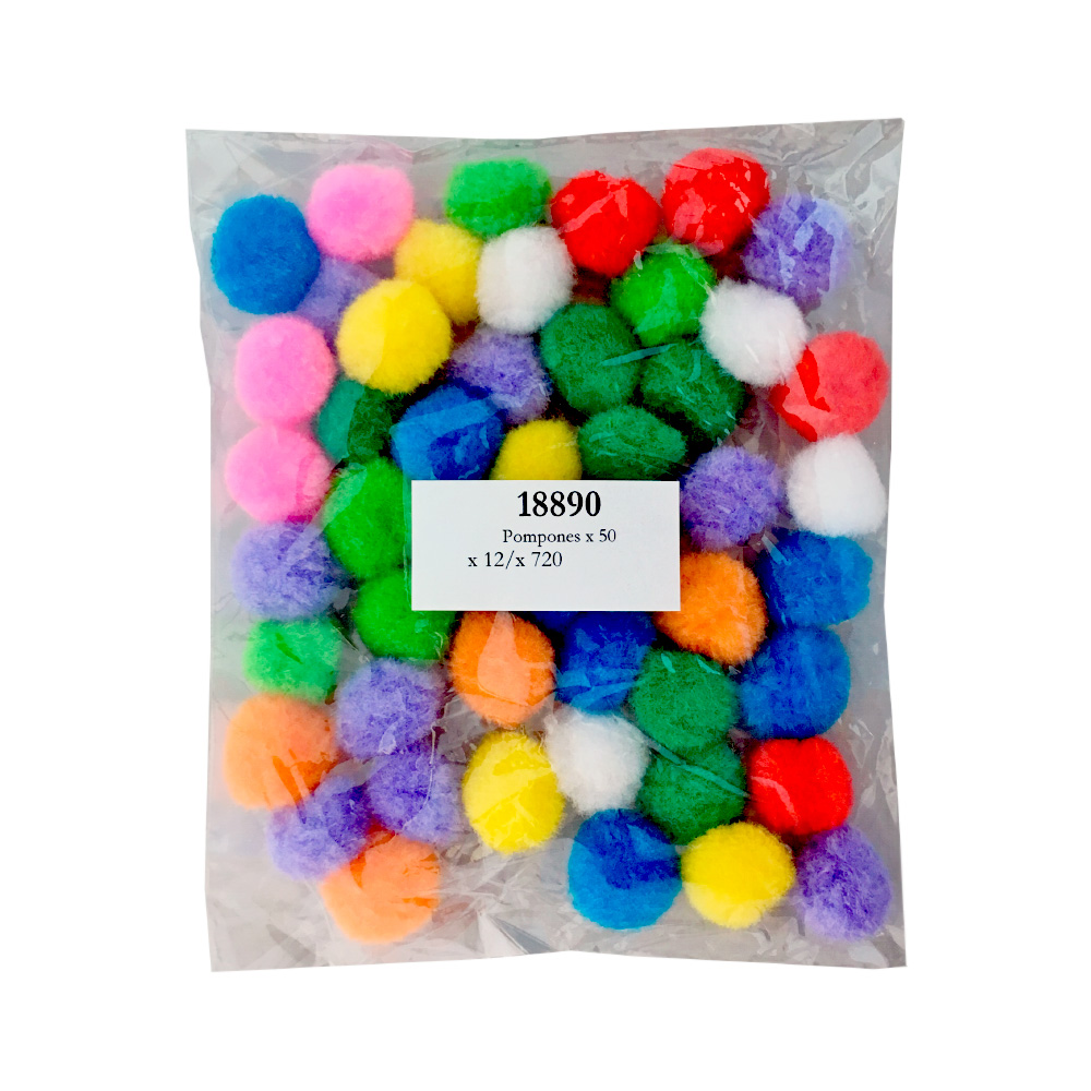 POMPONES CHICOx50u.