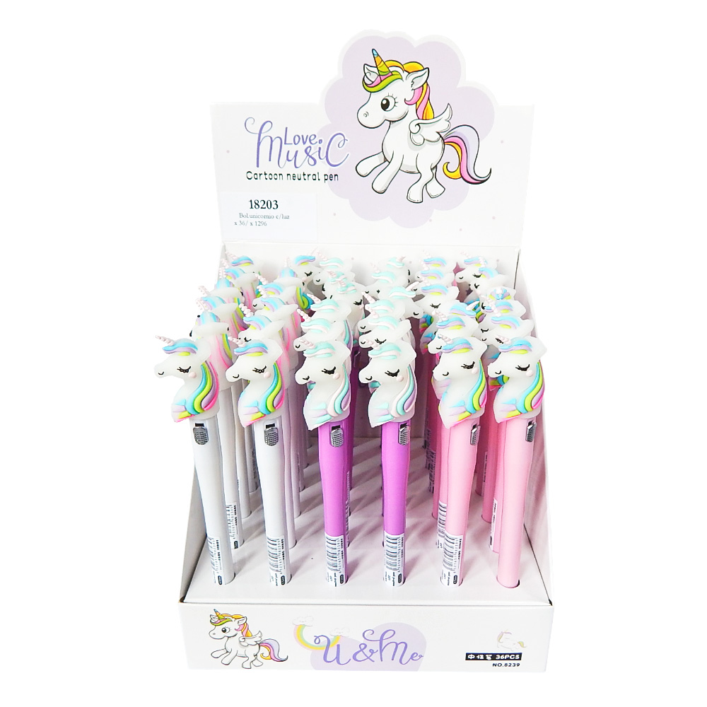 UNICORN BOLIGRAFO CON LUZ