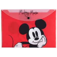 DISNEY MICKEY SOBRE PVC A5 BOTON 