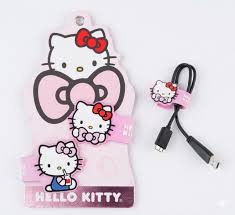 HELLO KITTY SUJETA CABLE x 2u.