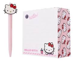 HELLO KITTY BLOCK TACO 9x9 + BOLIGRAFO