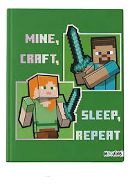 MINECRAFT CUADERNO T.D.16x21 48H.==